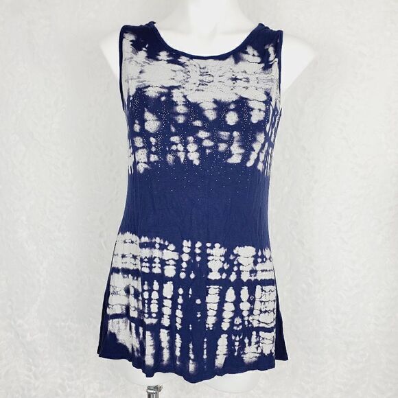 B.L.E.U tie dye tank tunic blue Size Small - Picture 1 of 6